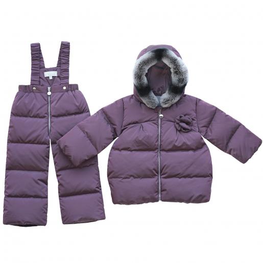 Комплект пуховой одежды Зимний цветок - Производитель детской одежды Chepe Premium