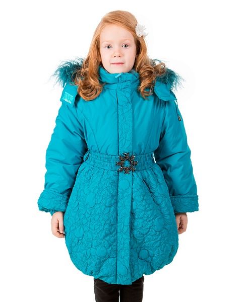 Голубое детское пальто зима Pikolino - Производитель детской одежды Pikolino