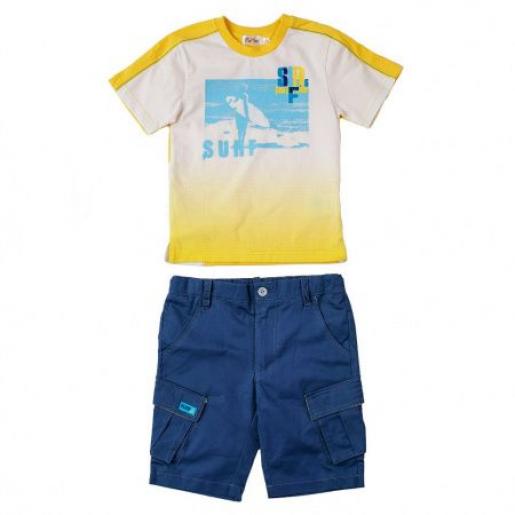 Комплект футболка и шорты желтый - Производитель детской верхней одежды Каймано