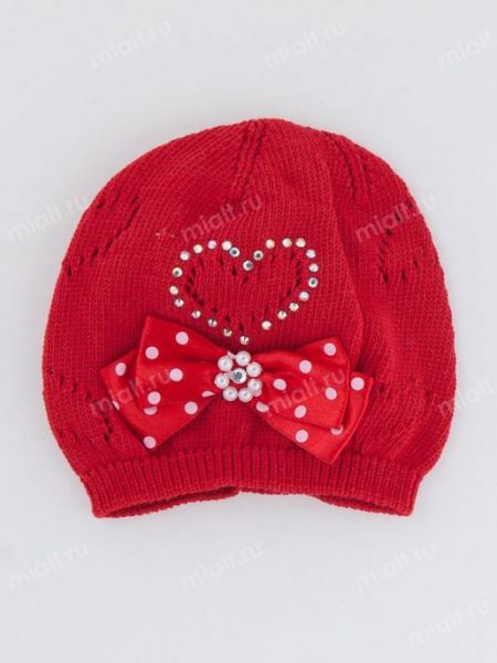 Детская красная шапка лето MIALT - Фабрика детских головных уборов MIALT