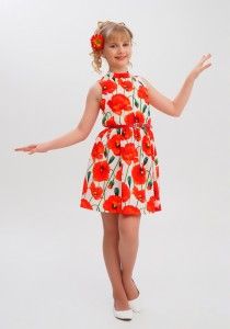 Детское платье в цветочек Ladetto - Производитель детской одежды Ladetto