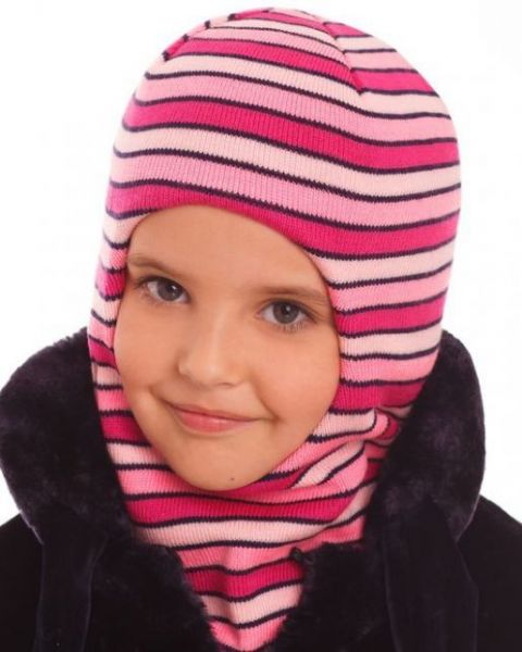 Детский зимний шлем на девочку - Производитель детских головных уборов Shapkaopt