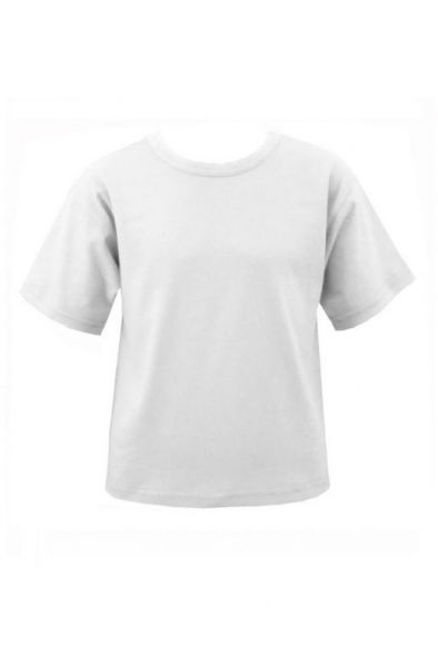 Белая детская футболка на мальчика Коттон - Трикотажная фабрика Коттон