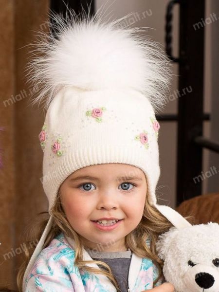 Детская зимняя шапка Рози MIALT - Фабрика детских головных уборов MIALT