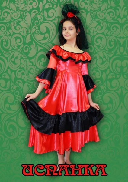 Детский карнавальный костюм "Испанка" - Фабрика школьной формы Мода Люкс