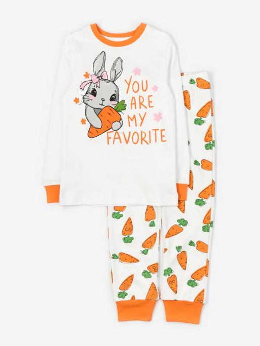 Детская пижама Заюшка с морковкой - Швейная фабрика Рикотрикотаж