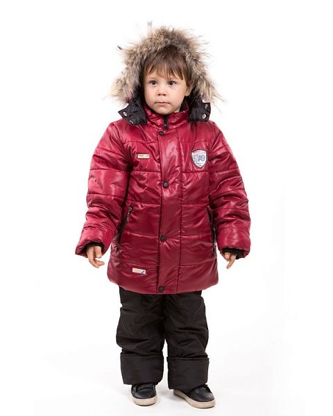 Красная детская куртка на мальчика зима Pikolino - Производитель детской одежды Pikolino