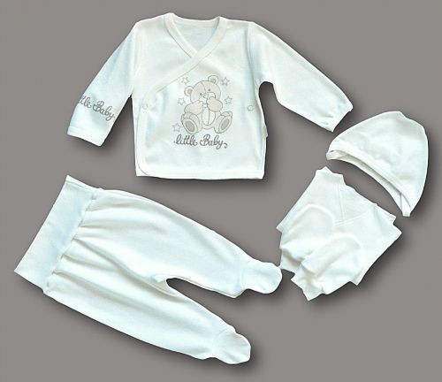 Комплект на новорожденного с мишкой Elika-baby - Фабрика одежды для новорожденных Elika-baby
