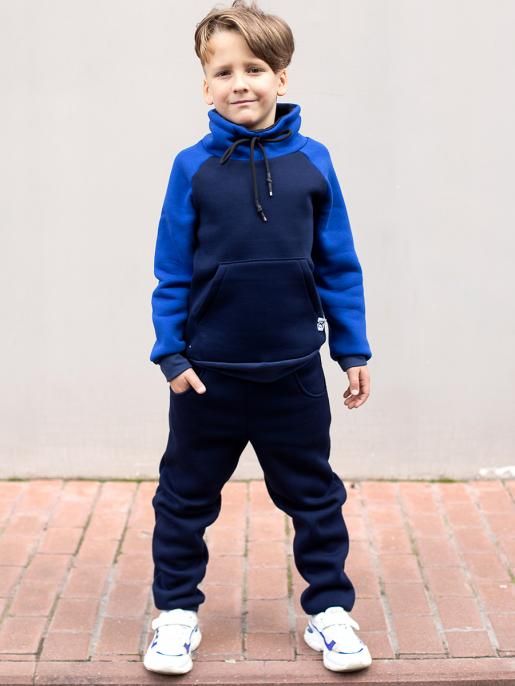 Костюм для мальчика, т.синий/василек - Фабрика детской одежды Дашенька