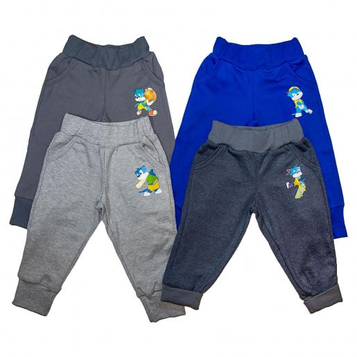 Штаны для мальчика с карманами 1-3 года - Трикотажная фабрика Графарики
