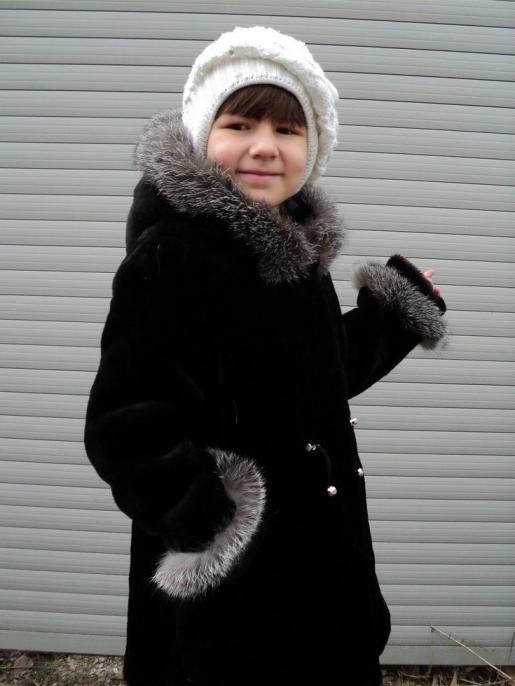 Детская шубка Шоколад - Производитель детской меховой одежды Зимняя принцесса