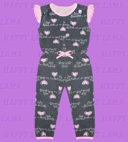 Полукомбинезон для девочек Happy Lama - Трикотажная фабрика детской одежды HAPPYLAMA-OPT