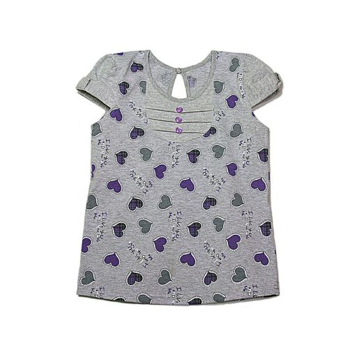 Детская футболка на девочку Три ползунка - Фабрика детской одежды Три ползунка