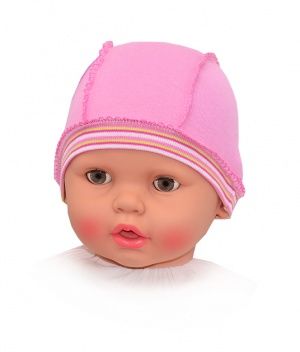 Розовая ясельная шапочка Ярко - Фабрика детской одежды Ярко