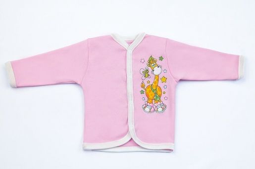Ясельная распашонка розовая Виктория Kids - Производитель детской одежды Виктория Kids