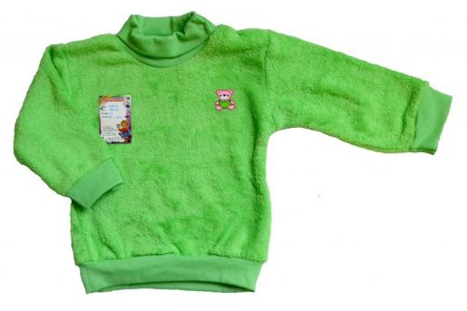 Детская зеленная водолазка Карапуз Антошка - Фабрика детской одежды Карапуз Антошка