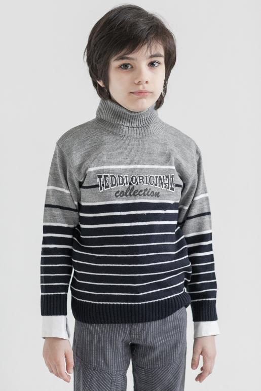 Вязаный детский свитер - Детский вязаный трикотаж Дима и Алиса