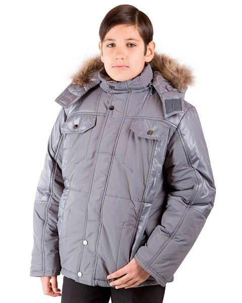 Зимняя серая детская куртка Pikolino - Производитель детской одежды Pikolino
