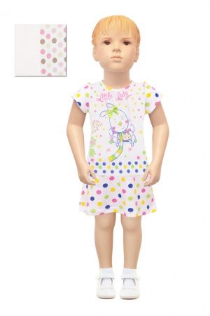 Ясельное платье в горошек Ярко - Фабрика детской одежды Ярко