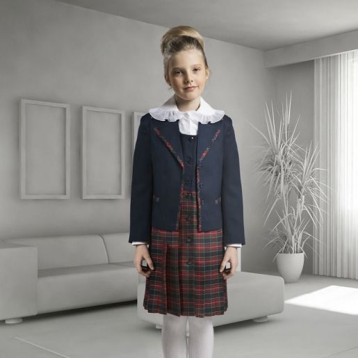 Детский школьный пиджак на девочку Жанна - Фабрика школьной формы Жанна