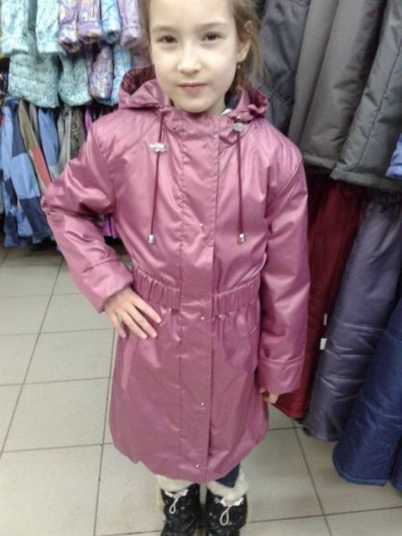 Детский розовый плащ для девочки  - Фабрика детской одежды Светлица