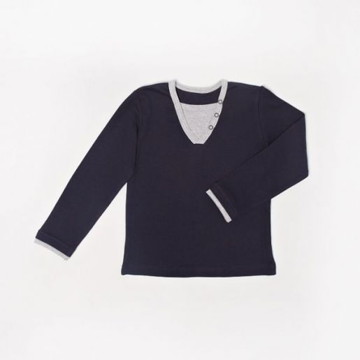 Черный детский джемпер Трифена - Фабрика детской одежды Трифена
