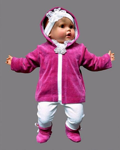 Костюм розовый на новорожденного Elika-baby - Фабрика одежды для новорожденных Elika-baby