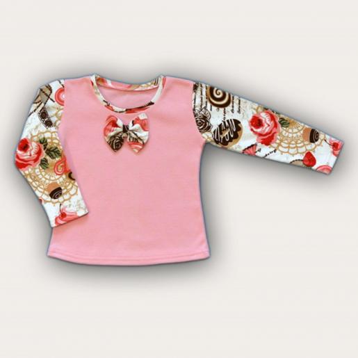 Джемпер для девочки с бантом - Швейная фабрика детской одежды МайТекс