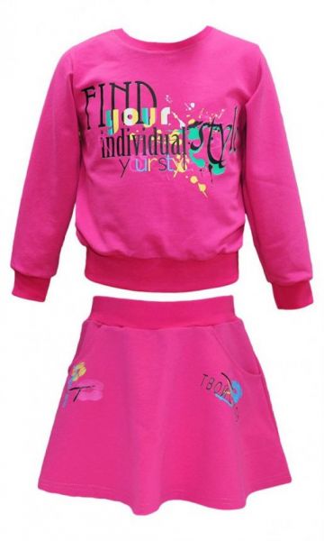 Костюм для девочки джемпер юбка Крепыш - Фабрика детской одежды Крепыш