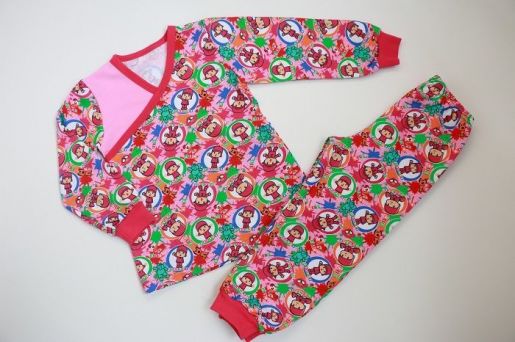Разноцветная детская пижама на девочку Виктория Kids - Производитель детской одежды Виктория Kids