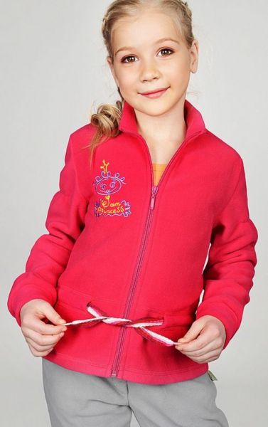 Детская красная кофта ПандаБум - Производитель детской одежды из флиса ПандаБум