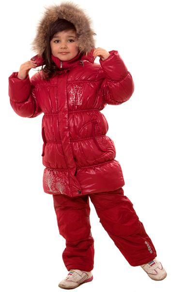 Детское красное пальто зима VELFI - Производитель верхней детской одежды VELFI