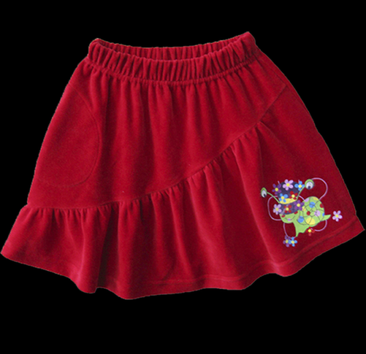 Детская красная юбка - Производитель детской одежды Свет Марии