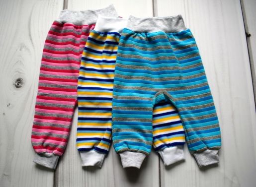 Полосатые брюки на новорожденного MilleFaMille - Производитель детской одежды Мини-ми