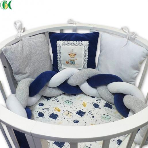 Комплект в кровать ясельный Бортик коса подушки - Производитель детской одежды СВС