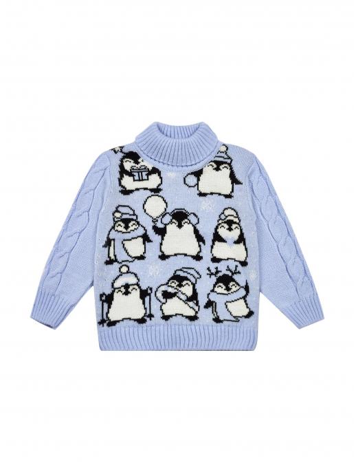 Детский вязаный свитер Пингвины - Производитель детского вязаного трикотажа Уси-Пуси