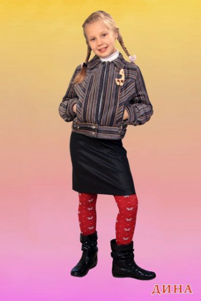 Детская куртка осень-весна "Дина" - Фабрика школьной формы Мода Люкс
