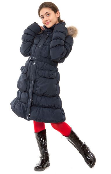 Удлиненное детское пальто зима VELFI - Производитель верхней детской одежды VELFI