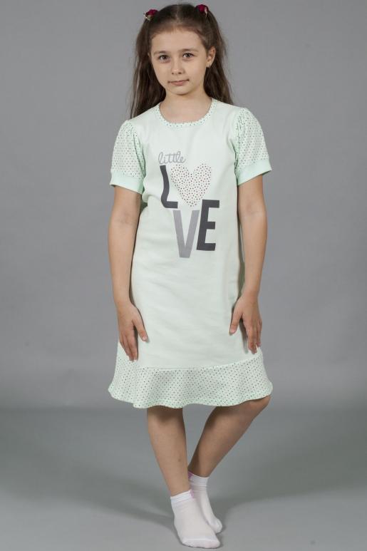 Ночная сорочка с коротким рукавом-фонарик - Трикотажная фабрика детской одежды Оддис