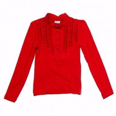 Детская водолазка красная BonBon - Производитель дизайнерской  детской одежды  из натуральных материалов ТМ Mister Bon & Miss Bon