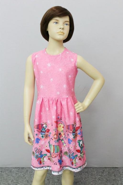 Платье детское розовое Текском - Производитель детского трикотажа Текском