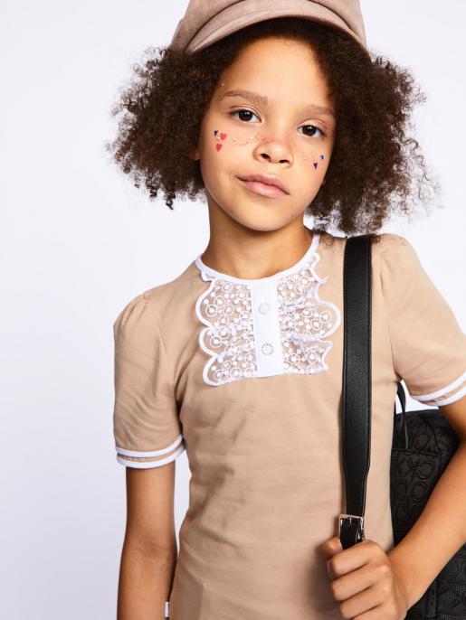 Блузка прилегающего силуэта - Производитель детской одежды Мальчишки и Девчонки