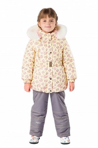 Светлый зимний комплект на девочку Saima - Фабрика детской одежды Saima