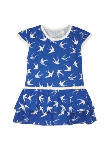 Детское синее платье - Производитель детской одежды КотМарКот