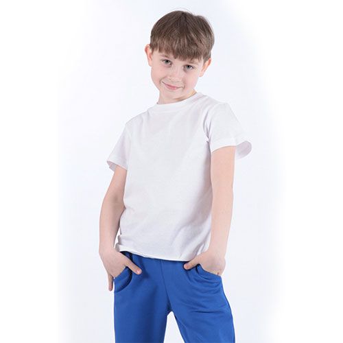 Белая футболка на мальчика Дружбанята - Фабрика детского трикотажа Стелси