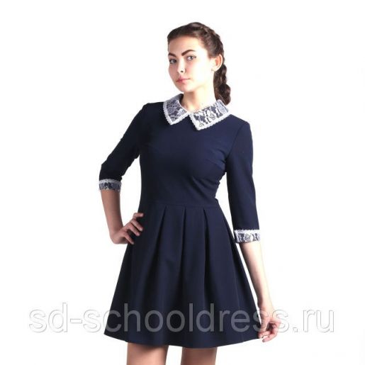 Школьное платье старшеклассницам  габардин - Производитель школьной формы SchoolDress