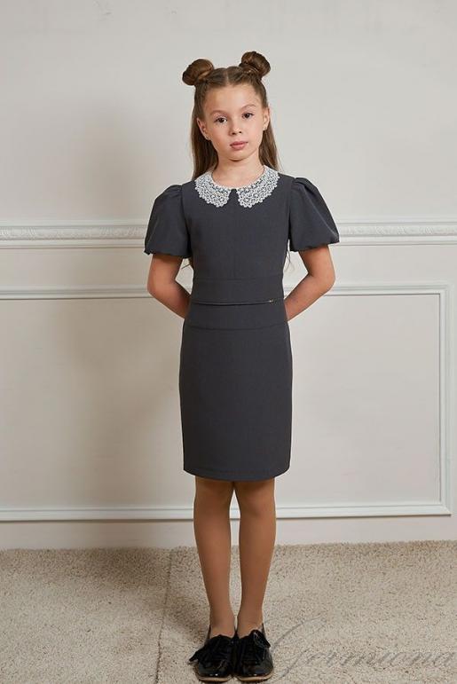 Платье школьное серое - Фабрика школьной формы Гермиона-модница
