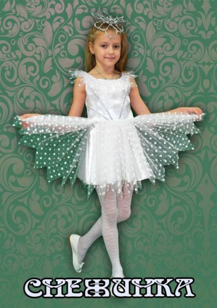 Детский карнавальный костюм "Снежинка" - Фабрика школьной формы Мода Люкс