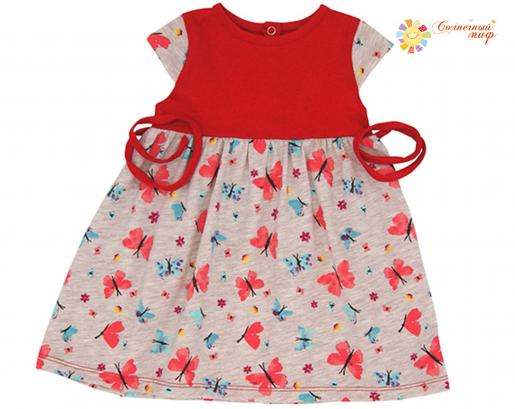 Детское платье на кокетке - Производитель детской одежды Солнечный миф