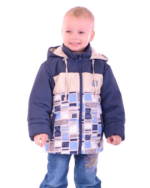 Синяя детская куртка на мальчика весна Pikolino - Производитель детской одежды Pikolino